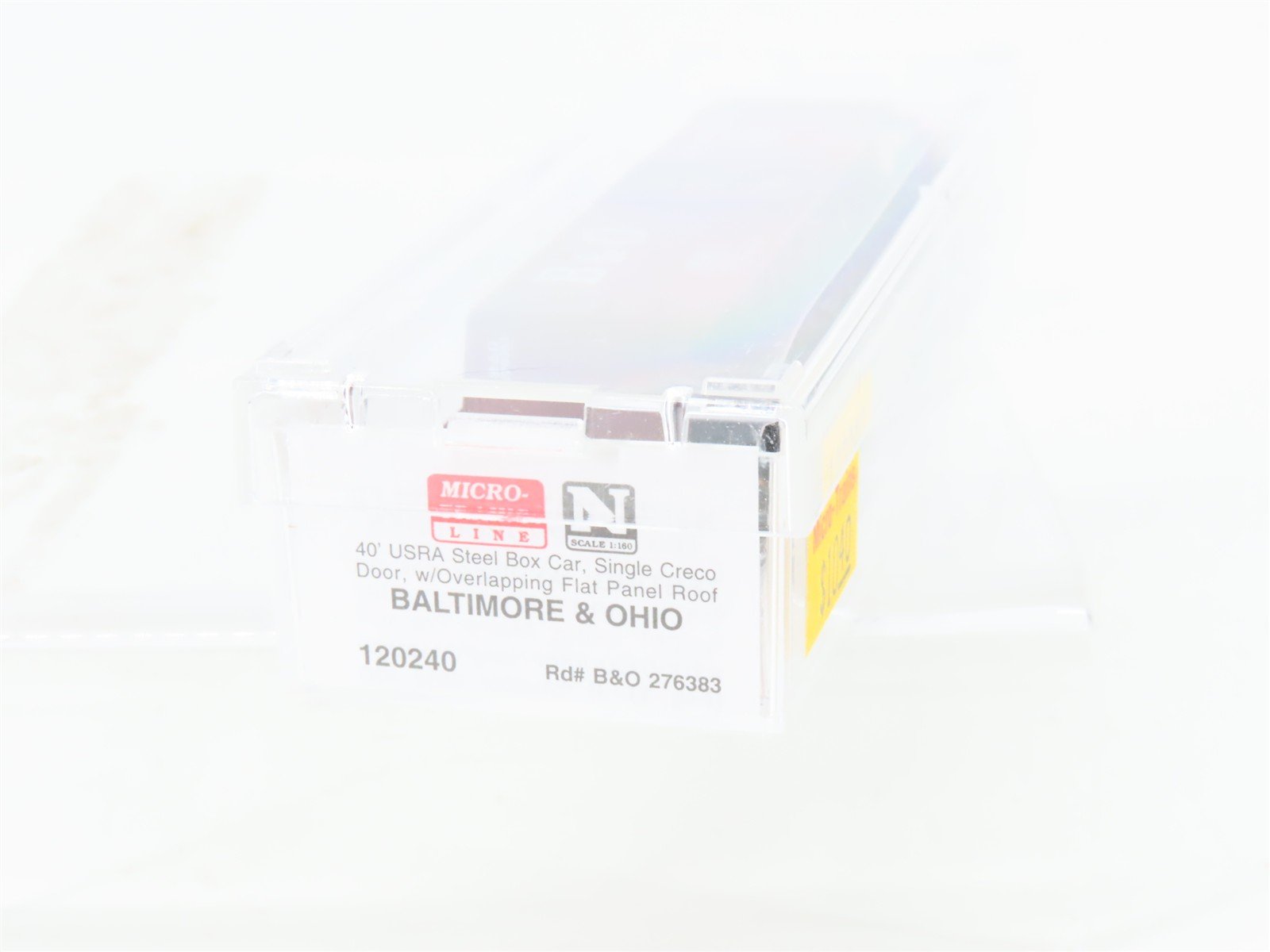 N Scale Micro-Trains MTL 120240 B&O Baltimore & Ohio 40' Box Car #276383