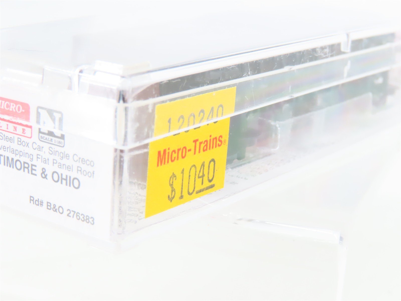 N Scale Micro-Trains MTL 120240 B&O Baltimore & Ohio 40' Box Car #276383