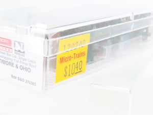 N Scale Micro-Trains MTL 120240 B&O Baltimore & Ohio 40' Box Car #276383