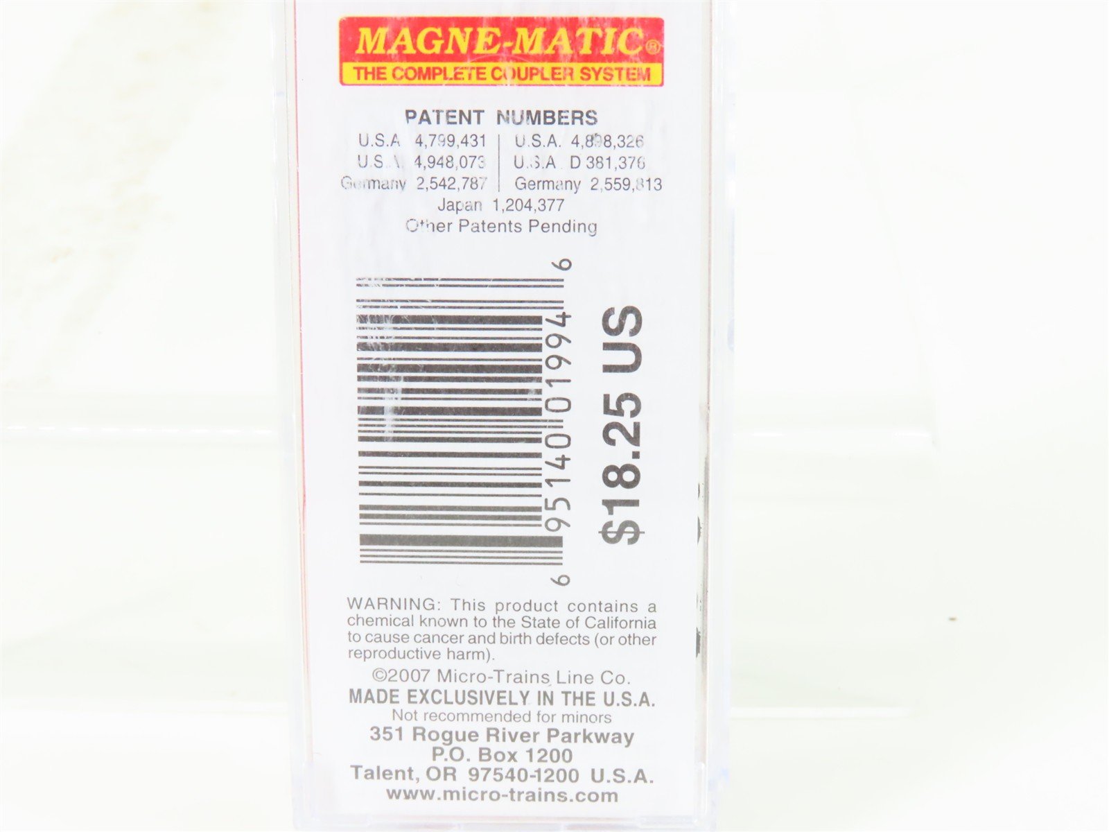 N Scale Micro-Trains MTL 07700158 NB New Brunswick Provincial 50' Box Car #1867