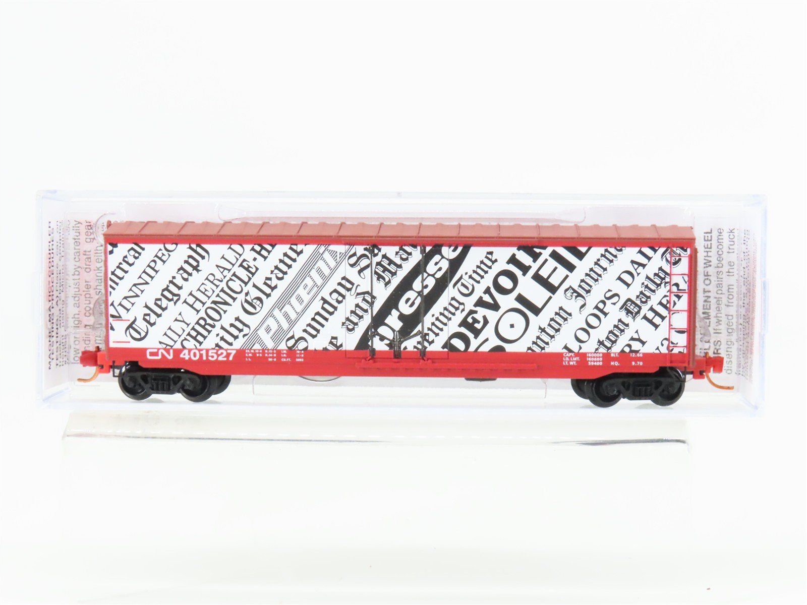 N Scale Micro-Trains MTL 03800460 CN Canadian National Newsprint Box Car #401527