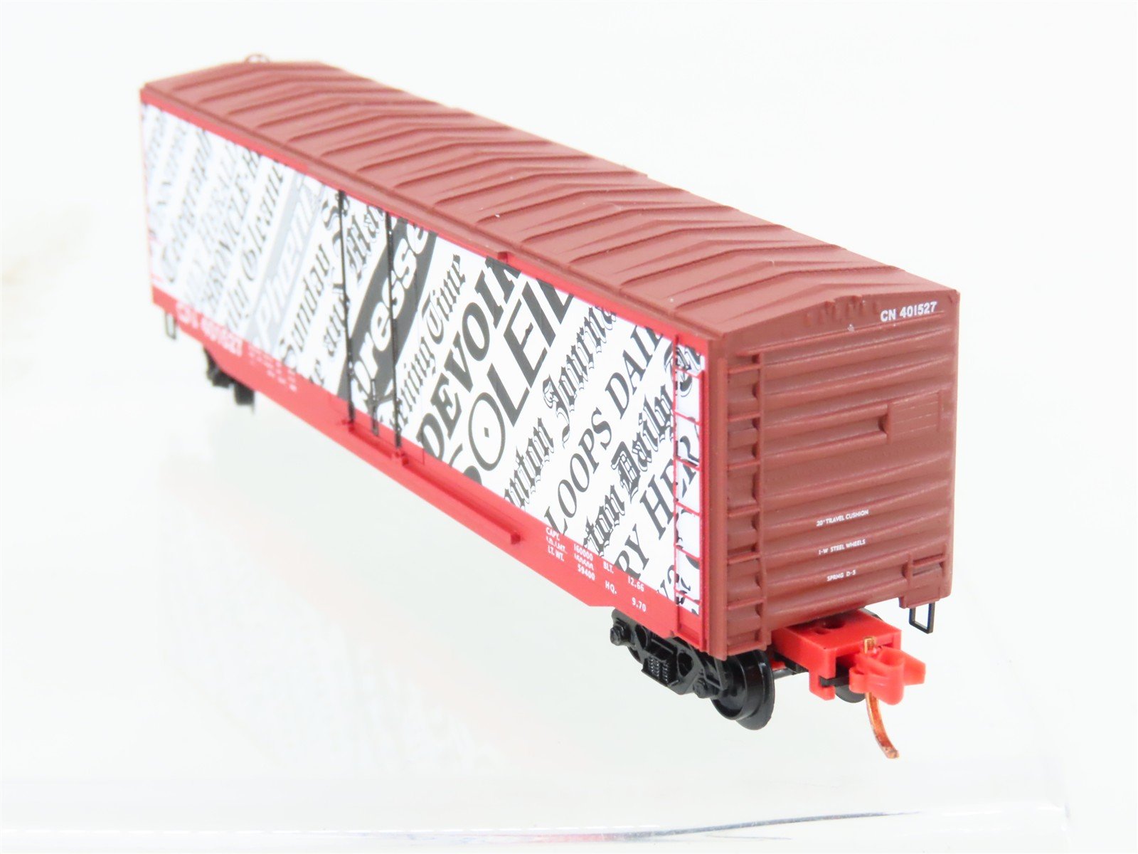 N Scale Micro-Trains MTL 03800460 CN Canadian National Newsprint Box Car #401527