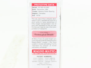 N Scale Micro-Trains MTL 03800460 CN Canadian National Newsprint Box Car #401527