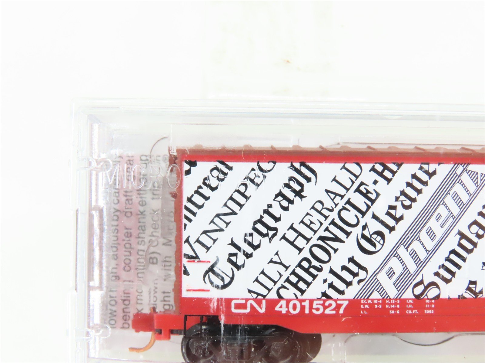 N Scale Micro-Trains MTL 03800460 CN Canadian National Newsprint Box Car #401527