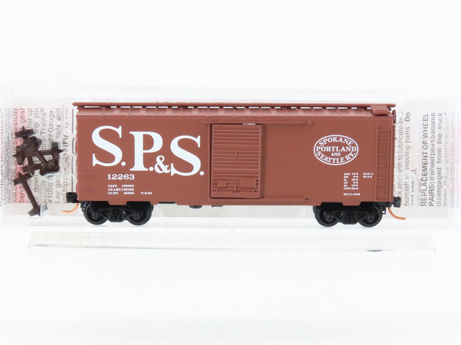 N Micro-Trains MTL 02000850 SP&S Spokane Portland & Seattle 40' Box Car #12263