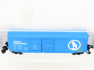 N Scale Micro-Trains MTL 76060 GN Great Northern Big Sky Blue 50' Box Car #36466
