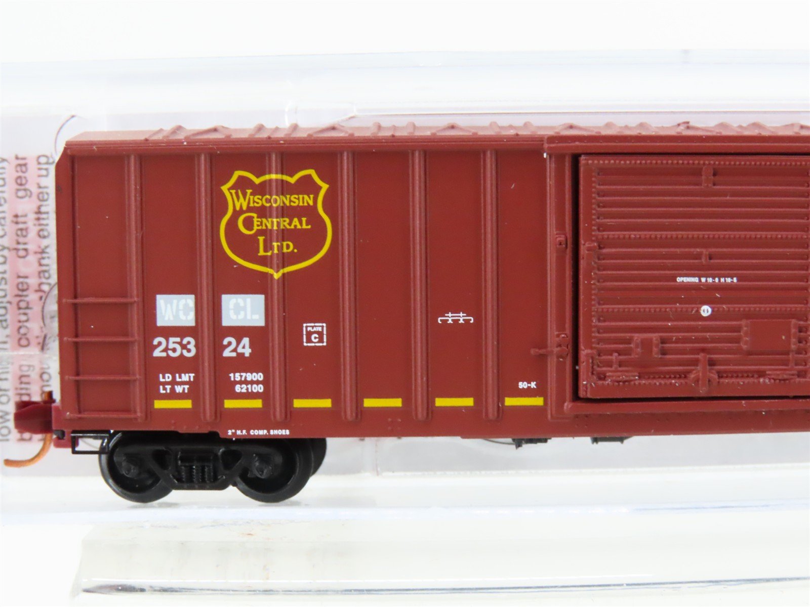 N Scale Micro-Trains MTL 02500680 WCCL Wisconsin Central 50' Box Car #25324