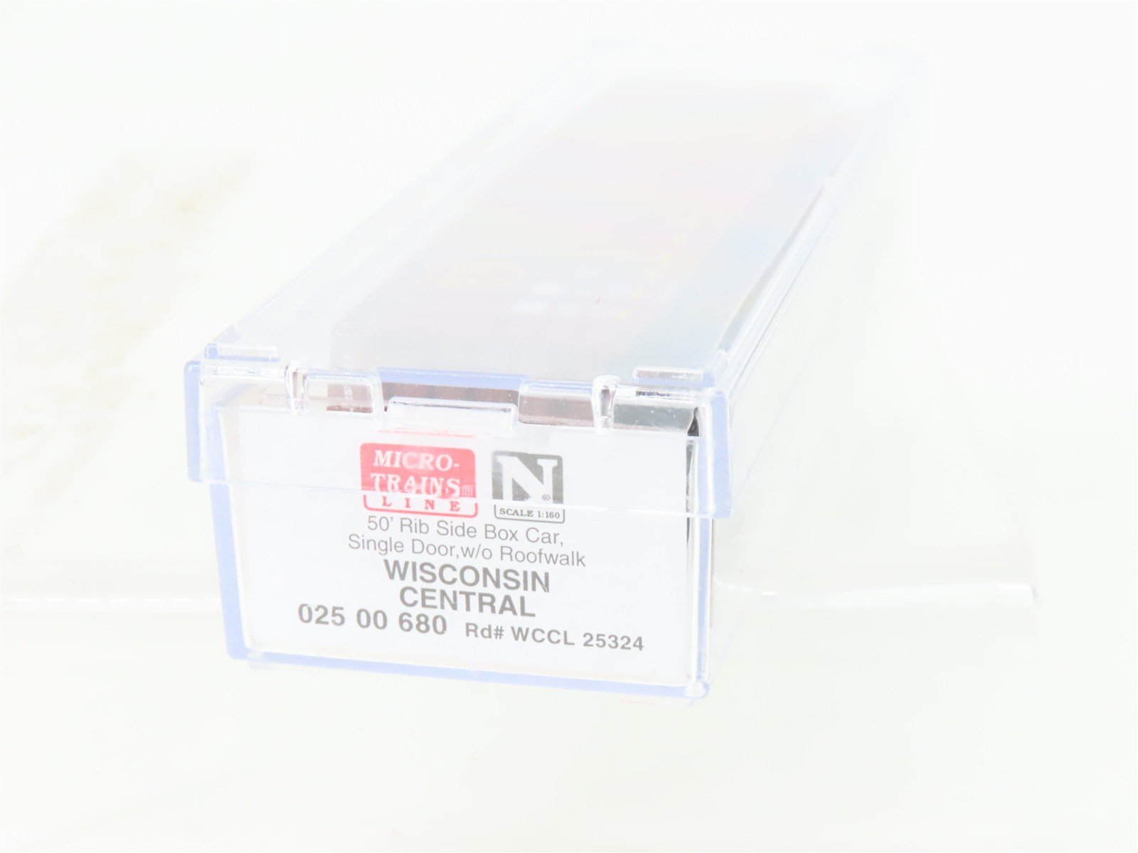 N Scale Micro-Trains MTL 02500680 WCCL Wisconsin Central 50' Box Car #25324