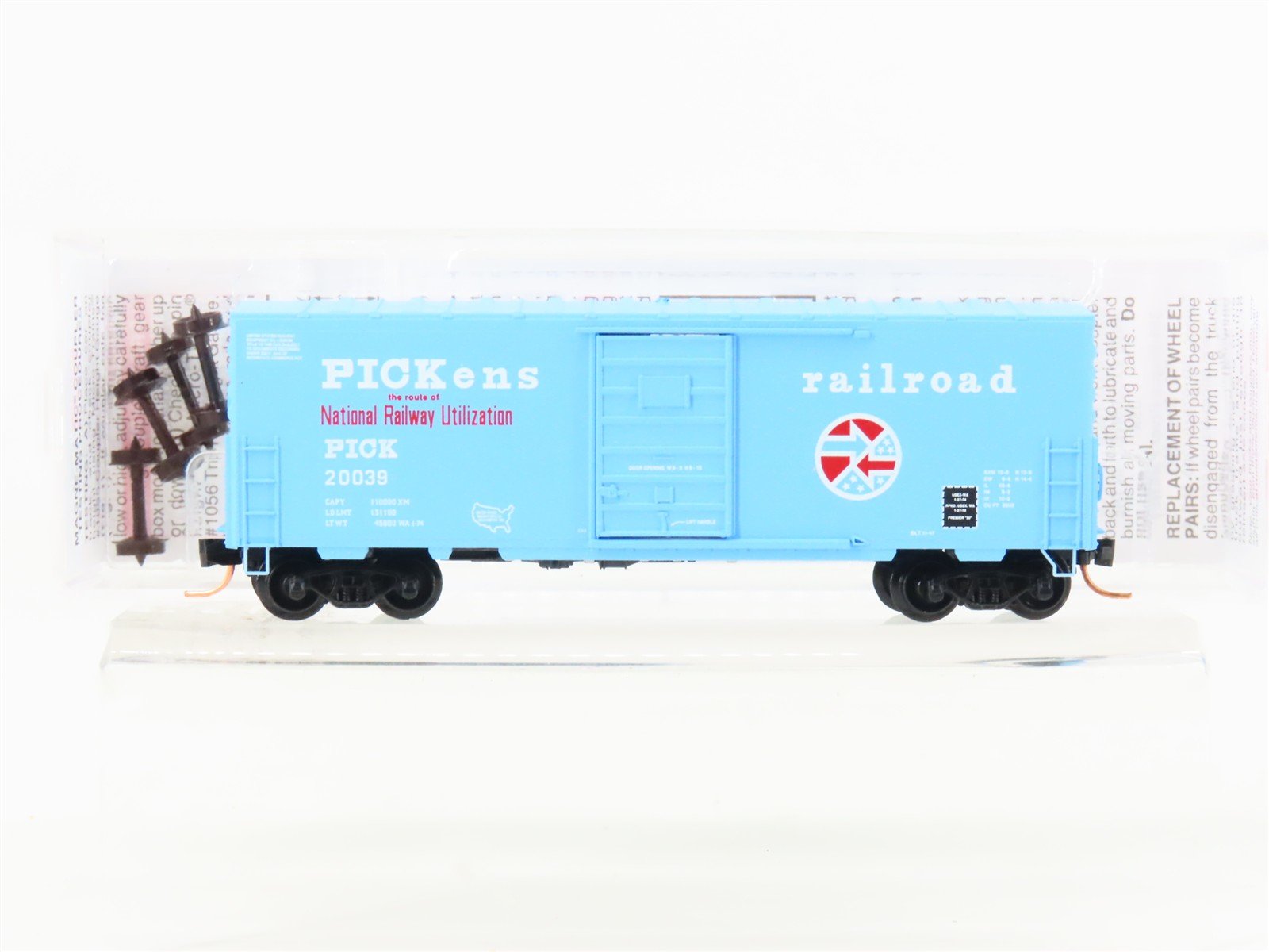 N Scale Micro-Trains MTL 02400140 PICK Pickens Railroad 40' Box Car #20039