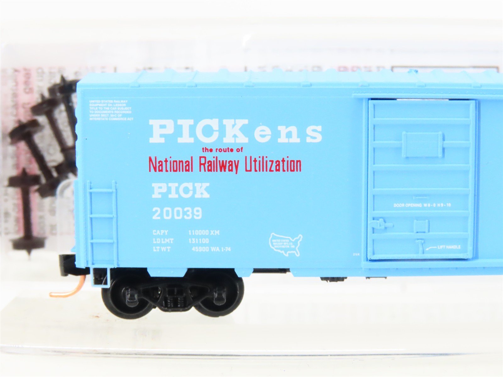 N Scale Micro-Trains MTL 02400140 PICK Pickens Railroad 40' Box Car #20039