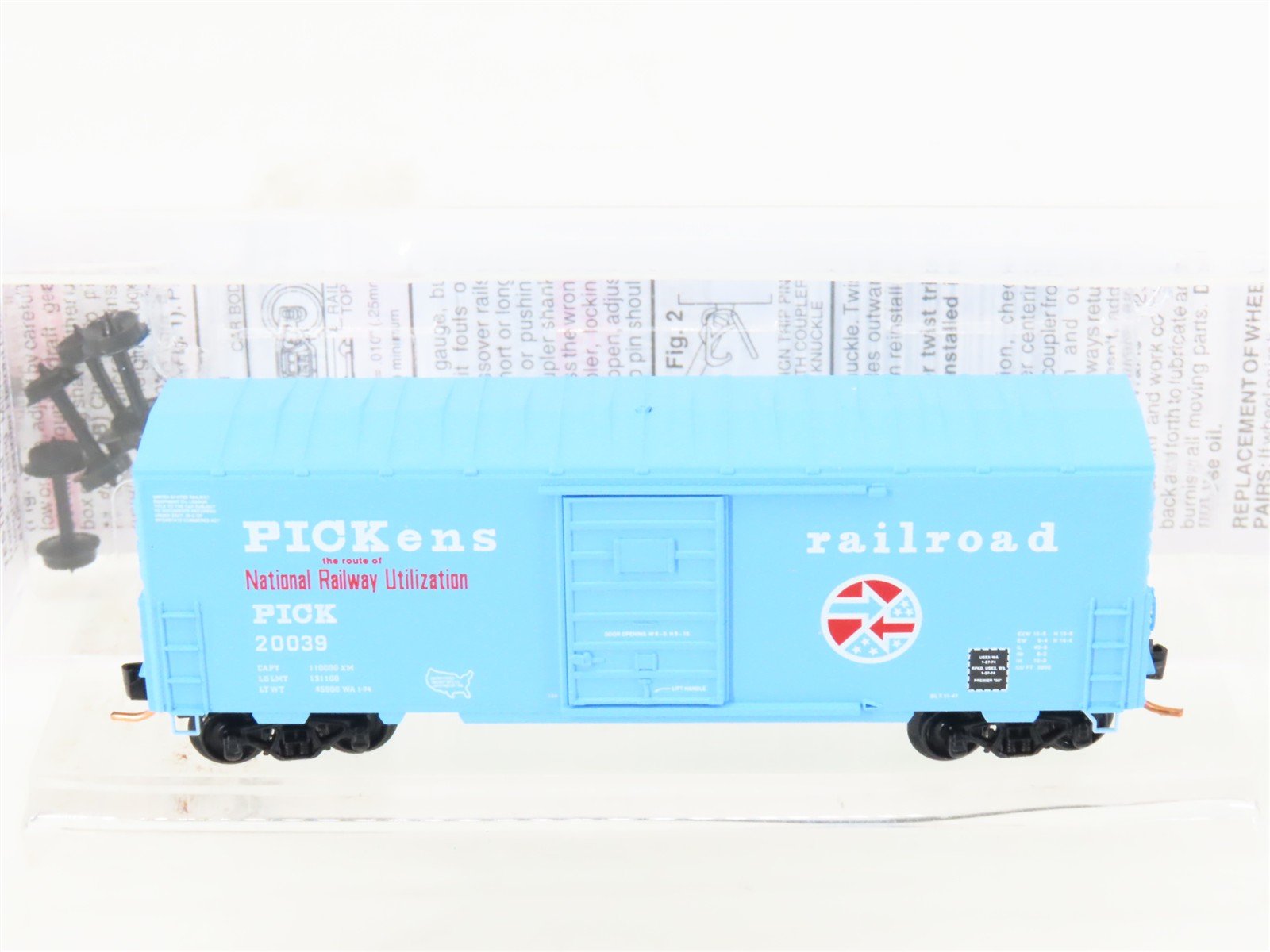N Scale Micro-Trains MTL 02400140 PICK Pickens Railroad 40' Box Car #20039