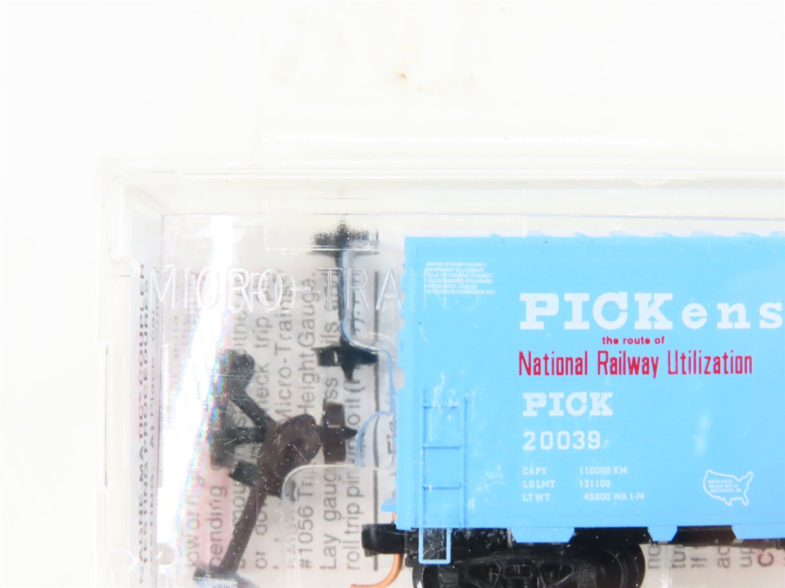 N Scale Micro-Trains MTL 02400140 PICK Pickens Railroad 40' Box Car #20039