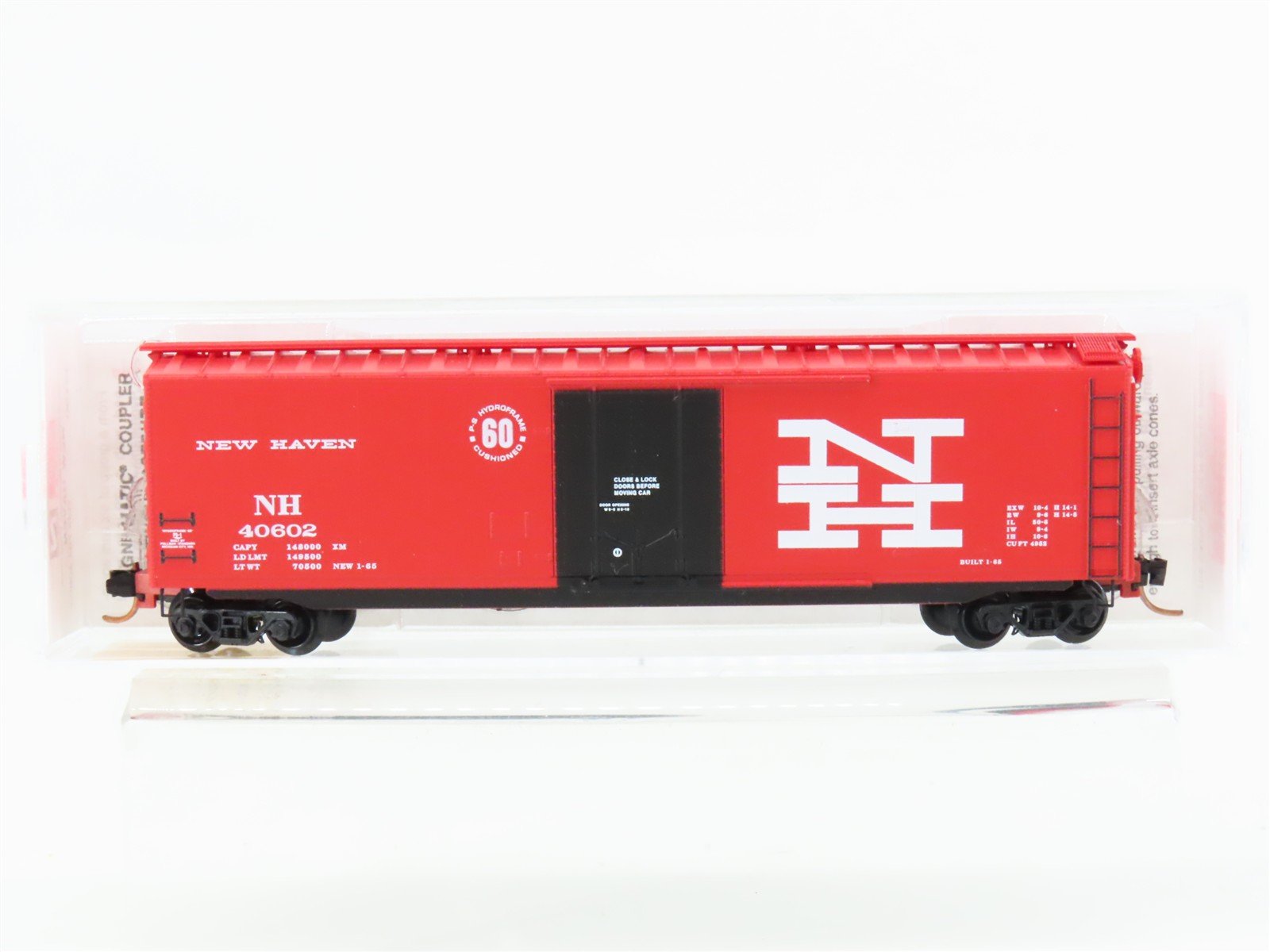 N Scale Micro-Trains MTL 32190 NH New Haven 50' Plug Door Box Car #40602