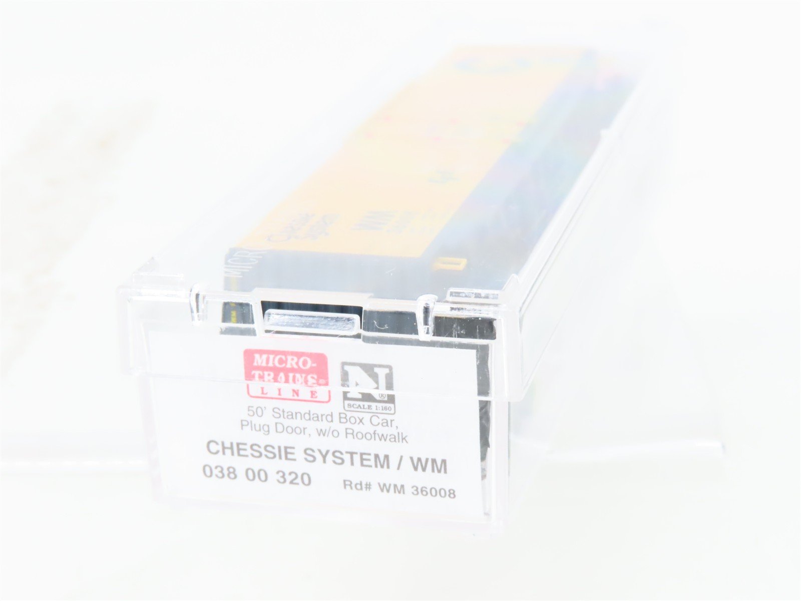 N Scale Micro-Trains MTL 03800320 WM Chessie System 50' Plug Door Box Car #36008