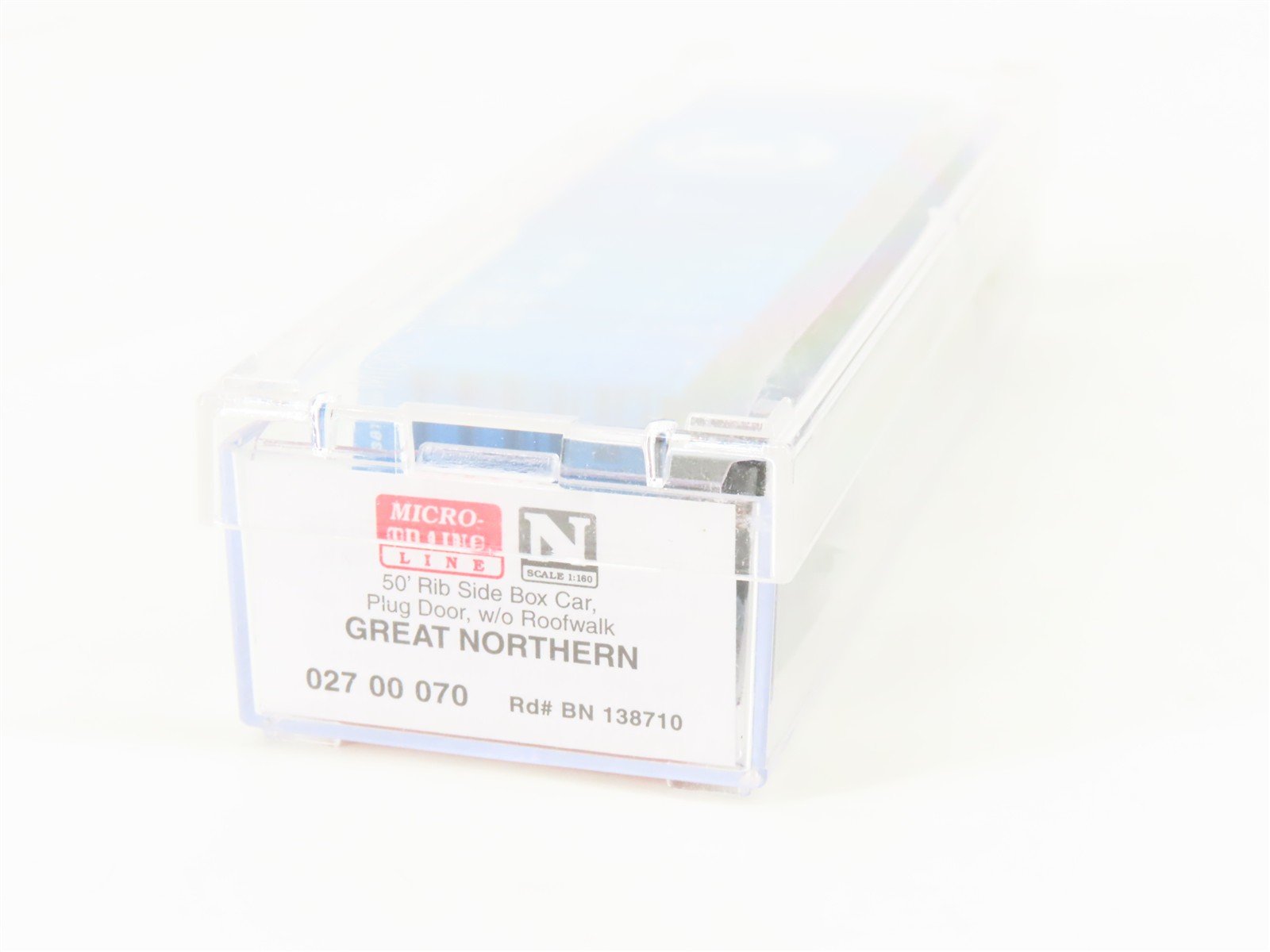N Micro-Trains MTL 02700070 GN Great Northern Big Sky Blue 50' Box Car #138710