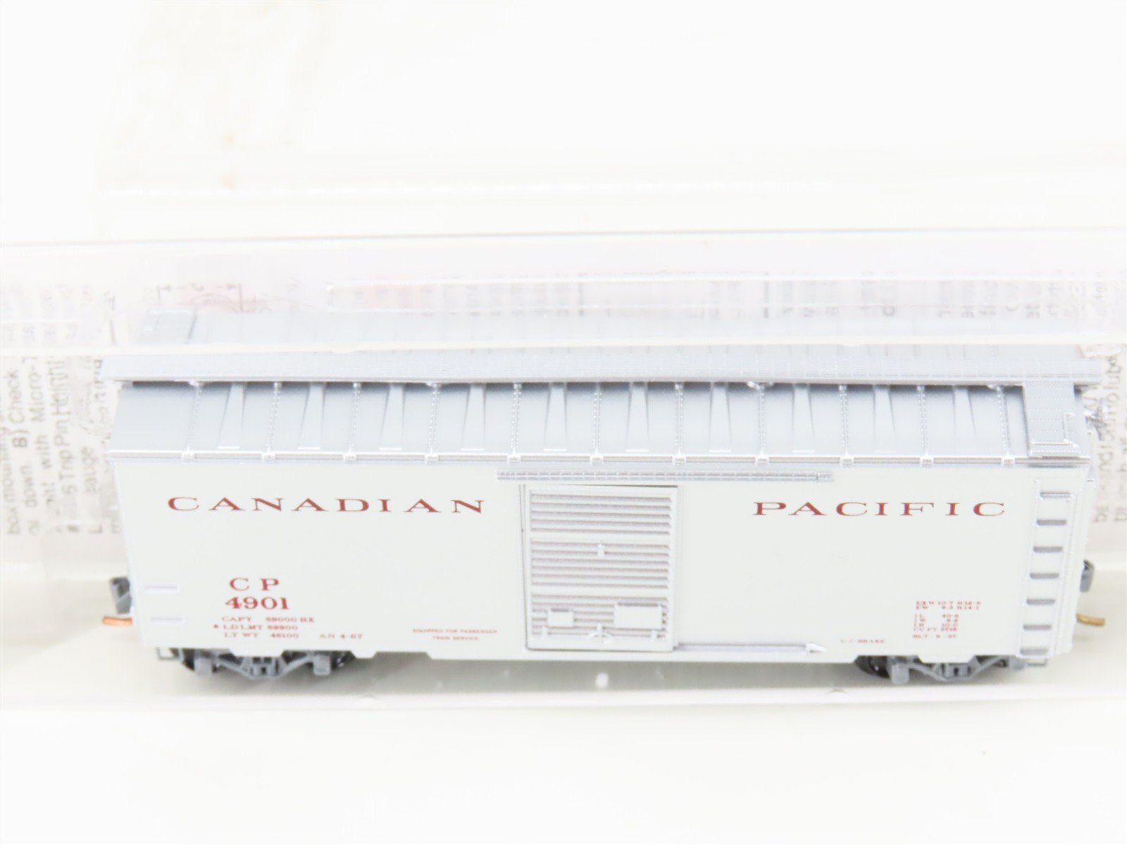 N Scale Micro-Trains MTL 20546 CP Canadian Pacific 40' Single Door Box Car #4901