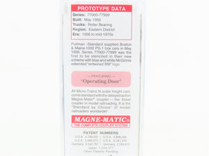 N Micro-Trains MTL 03100360 BM Boston & Maine 50' Single Door Box Car #77405