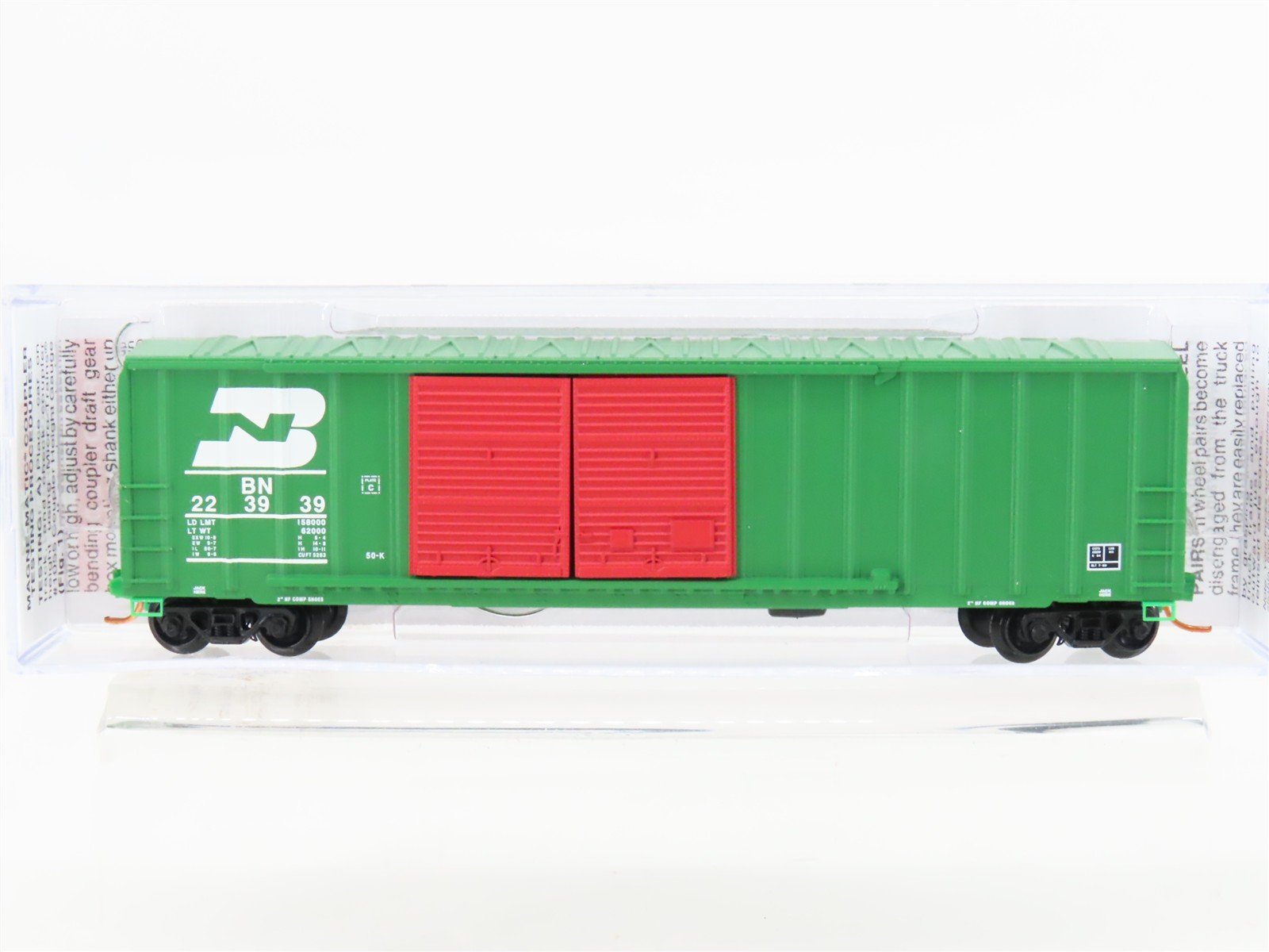 N Scale Micro-Trains MTL 03000200 BN Burlington Northern 50' Box Car #223939