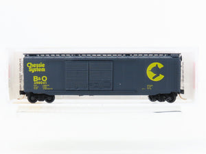 N Scale Micro-Trains MTL 34010 B&O Chessie System 50' Double Door Boxcar #288041