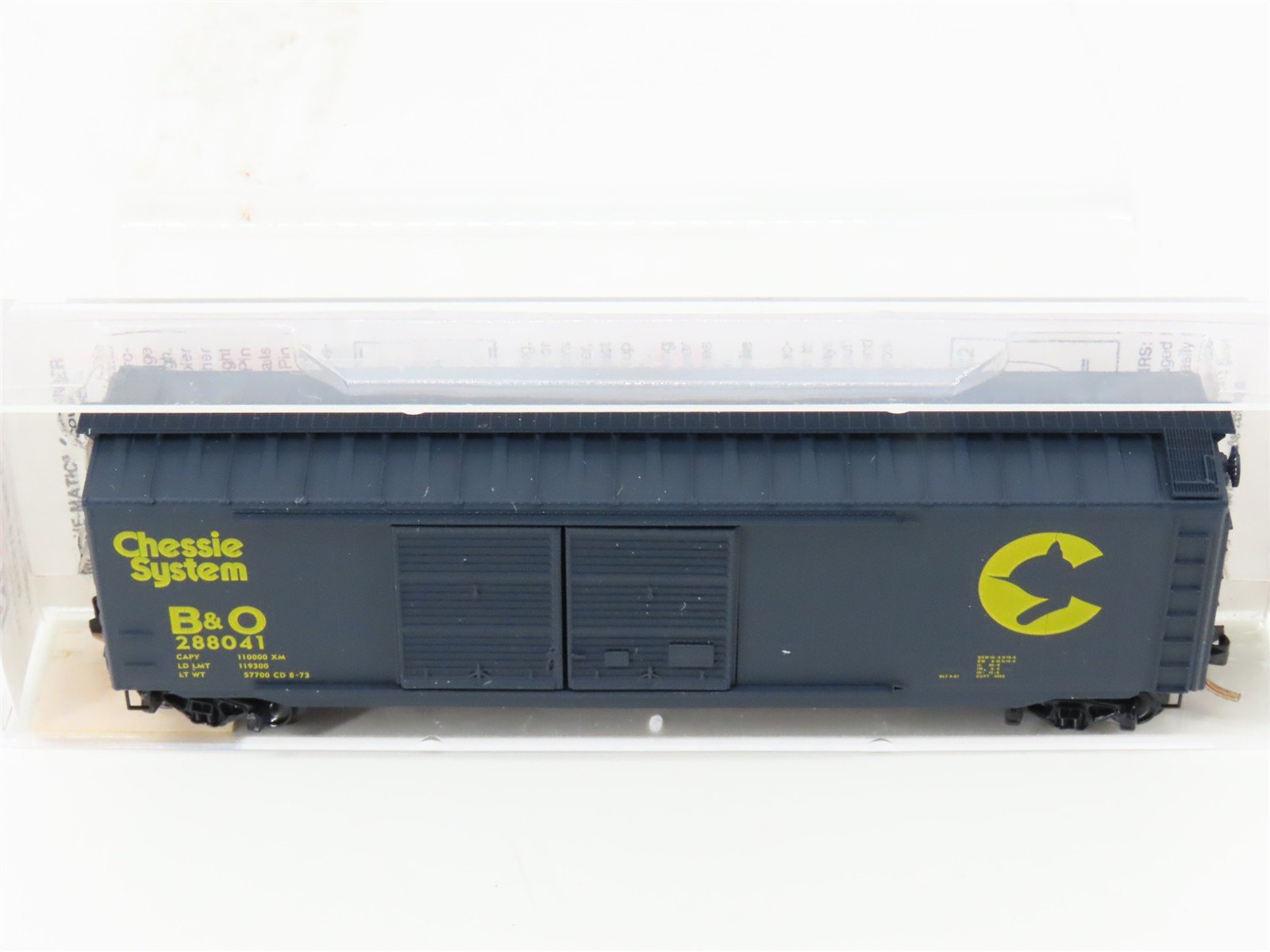 N Scale Micro-Trains MTL 34010 B&O Chessie System 50' Double Door Boxcar #288041