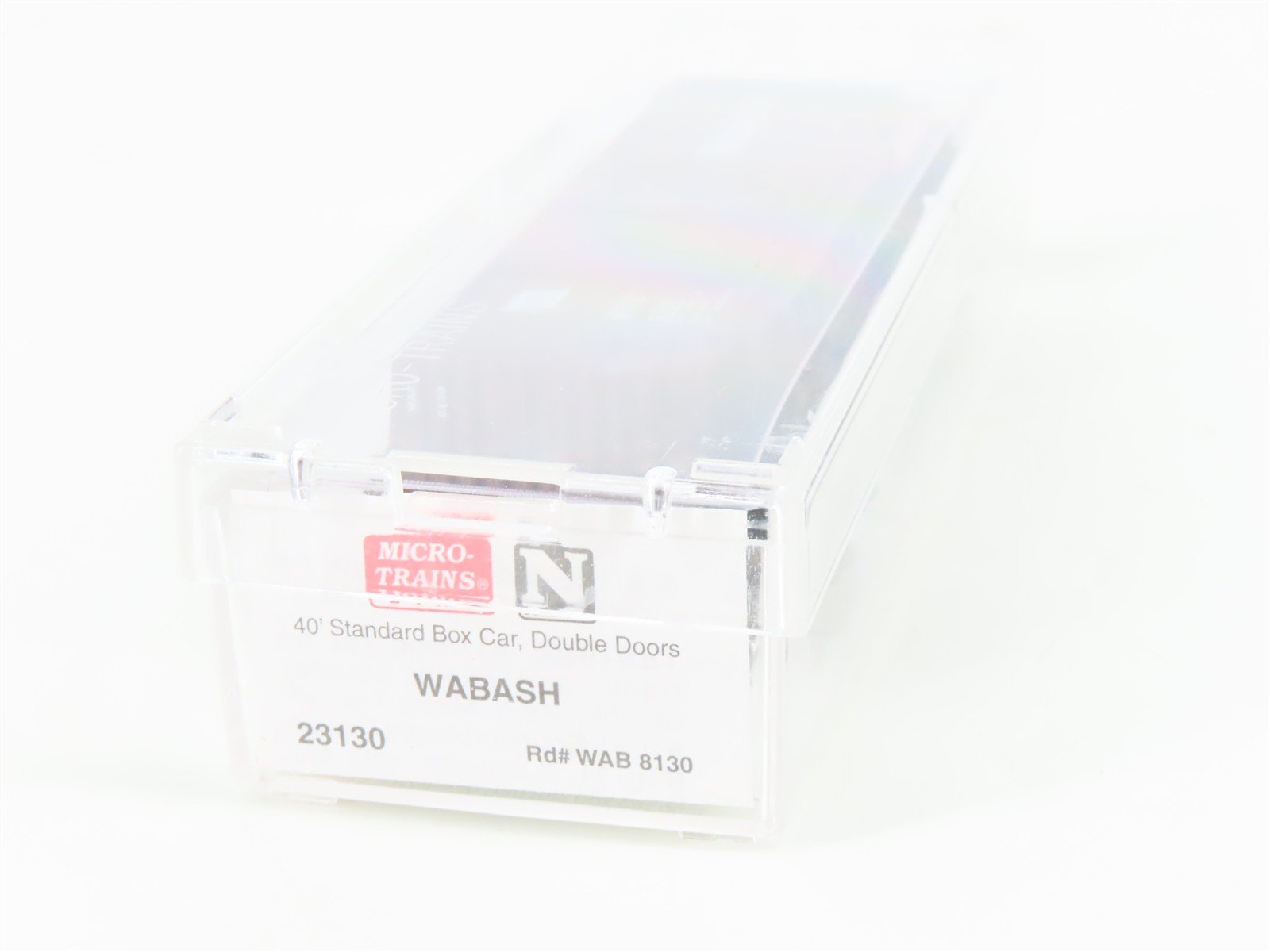 N Scale Micro-Trains MTL 23130 WAB Wabash 40' Double Doors Box Car #8130