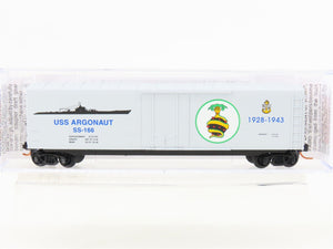 N Scale Micro-Trains MTL 03800408 USS Argonaut 50' Plug Door Box Car #SS-166