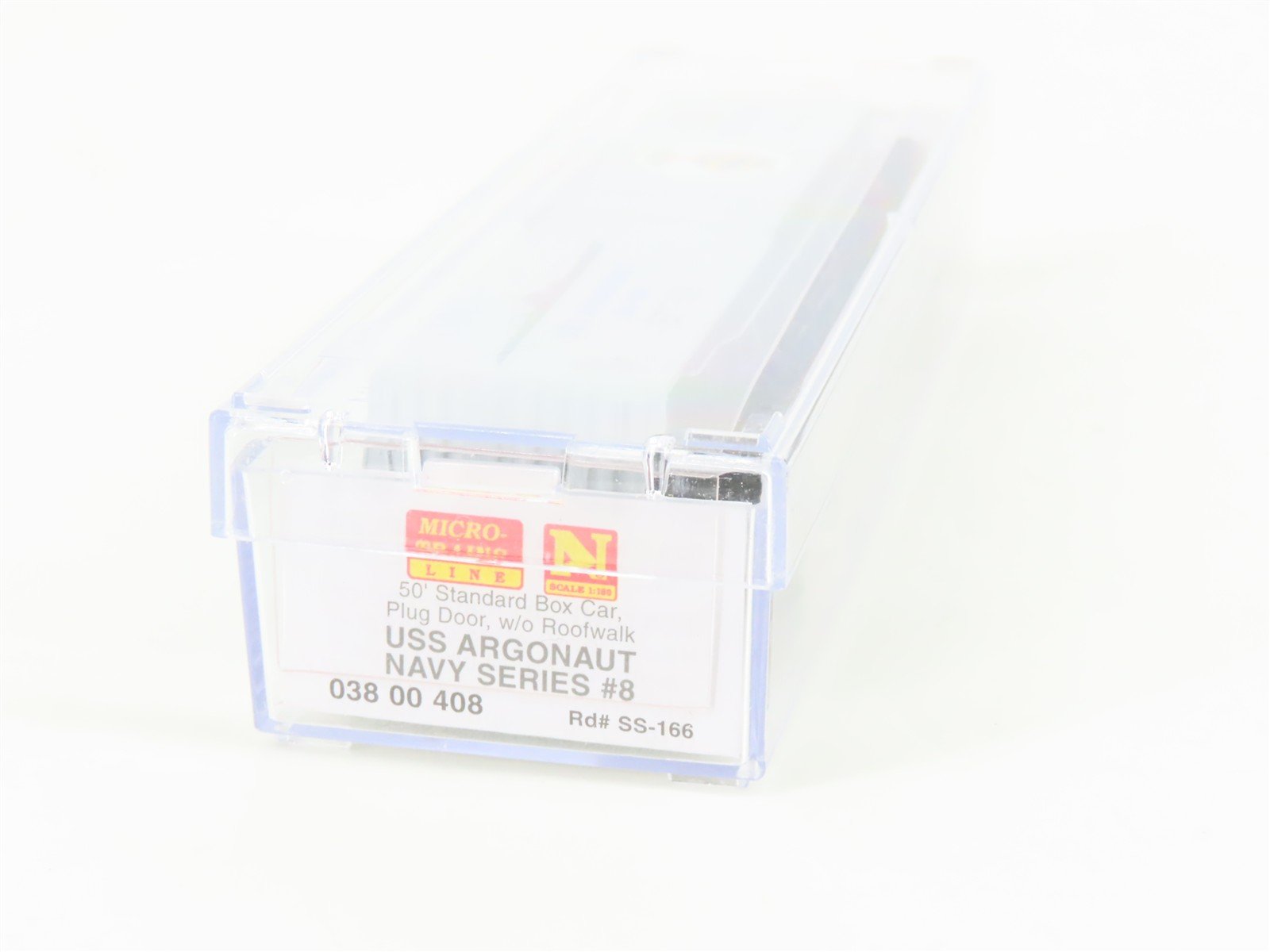 N Scale Micro-Trains MTL 03800408 USS Argonaut 50' Plug Door Box Car #SS-166