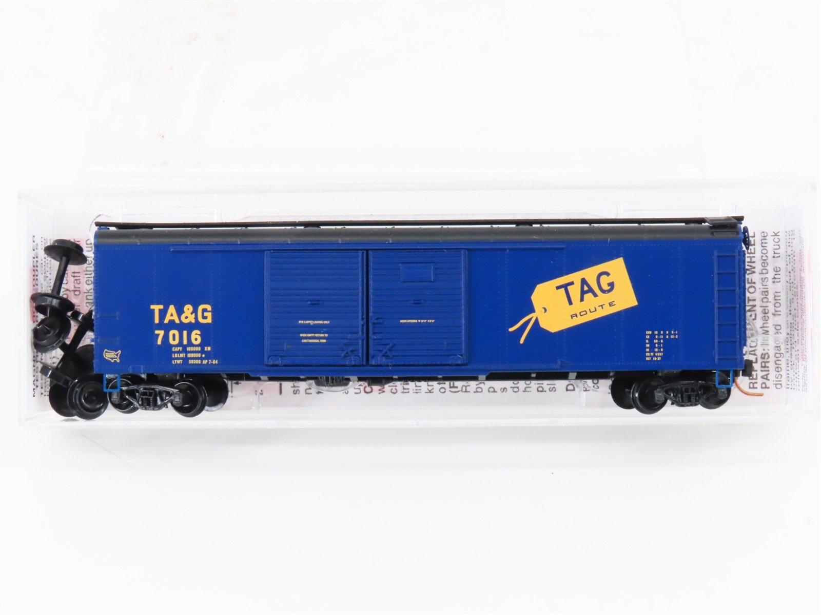 N Micro-Trains MTL 07900060 TAG Route Tennessee Alabama & Georgia Box Car #7016