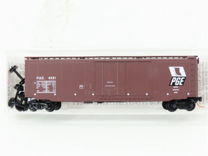 N Scale Micro-Trains MTL 32260 PGE Pacific Great Eastern 50' Box Car #4521