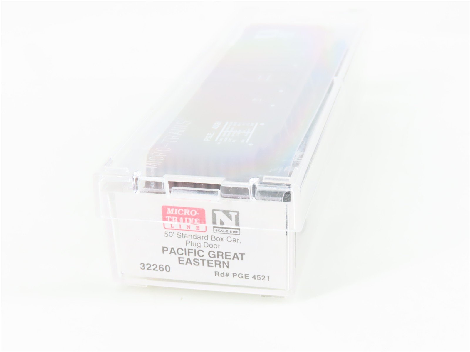 N Scale Micro-Trains MTL 32260 PGE Pacific Great Eastern 50' Box Car #4521