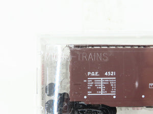 N Scale Micro-Trains MTL 32260 PGE Pacific Great Eastern 50' Box Car #4521