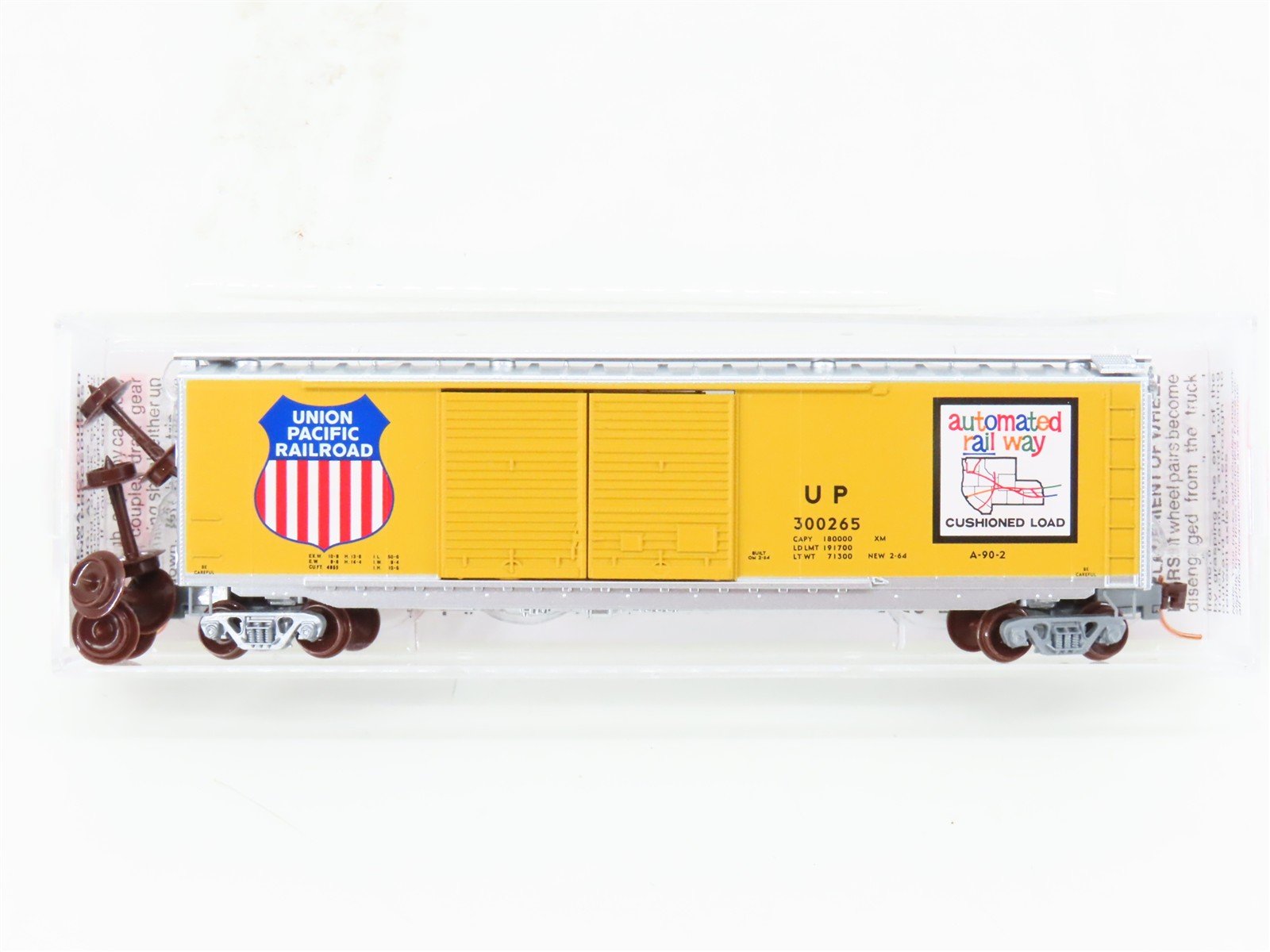 N Micro-Trains MTL 03400090 UP Union Pacific 50' Double Doors Box Car #300265