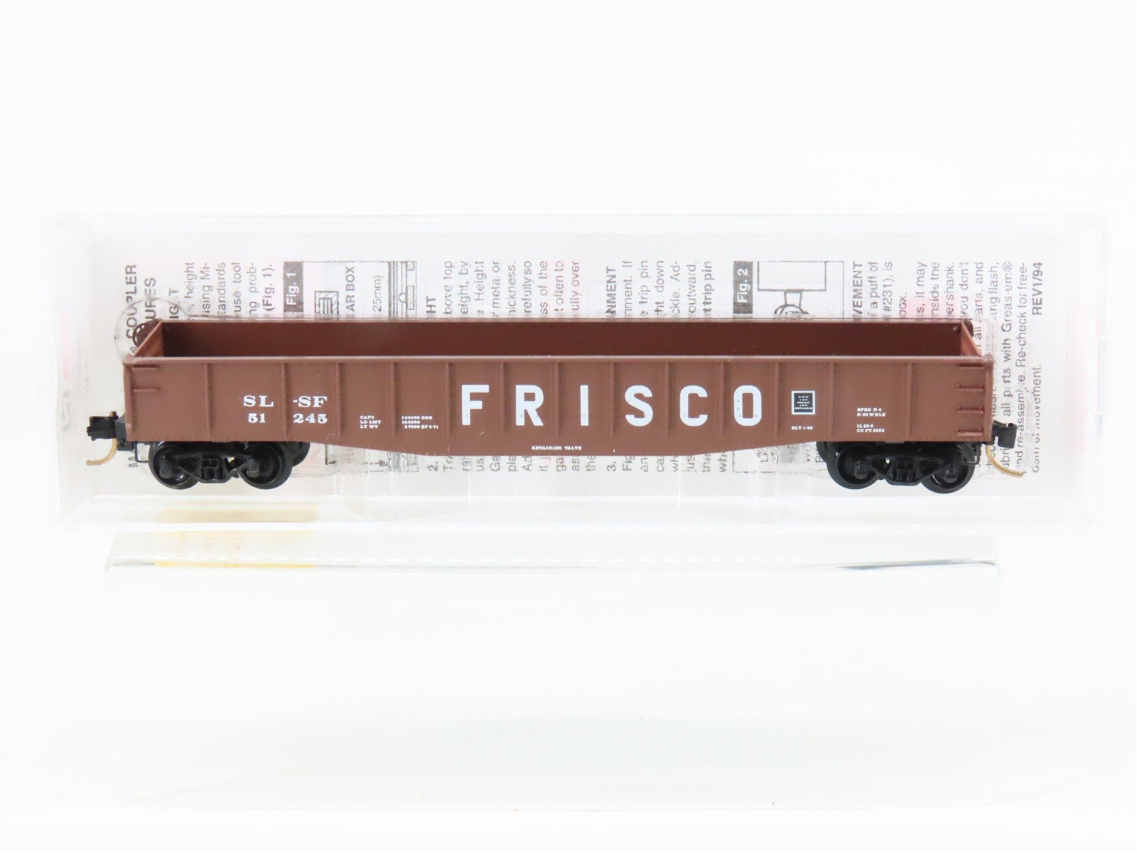 N Scale Micro-Trains MTL 46230 SL-SF Frisco Railroad 50' Gondola #51245