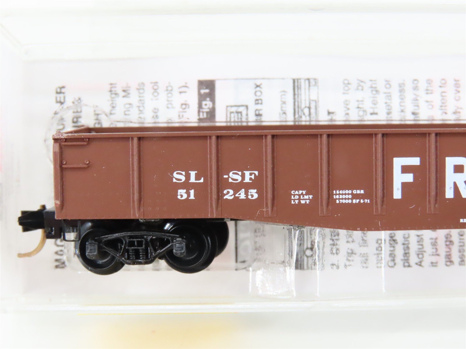 N Scale Micro-Trains MTL 46230 SL-SF Frisco Railroad 50' Gondola #51245