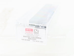 N Micro-Trains MTL 10500050 BCOL British Columbia Railway 50' Gondola #9061