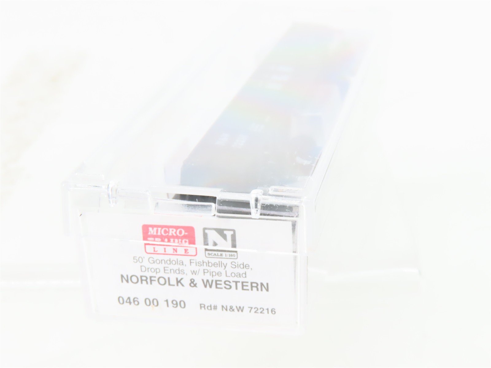 N Scale Micro-Trains MTL 04600190 N&W Norfolk & Western 50' Gondola #72216