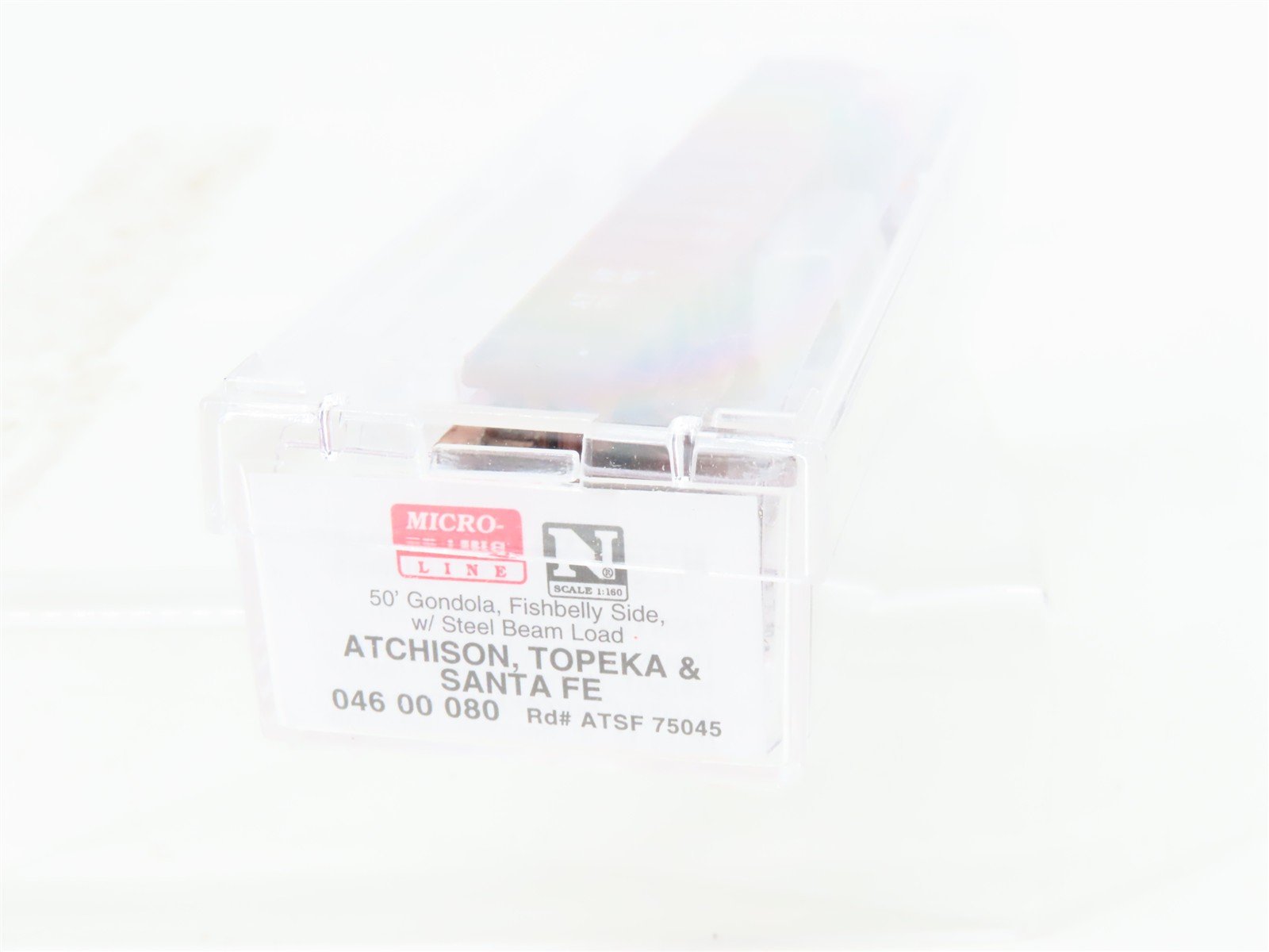 N Scale Micro-Trains MTL 04600080 ATSF Santa Fe Railroad 50' Gondola #75045