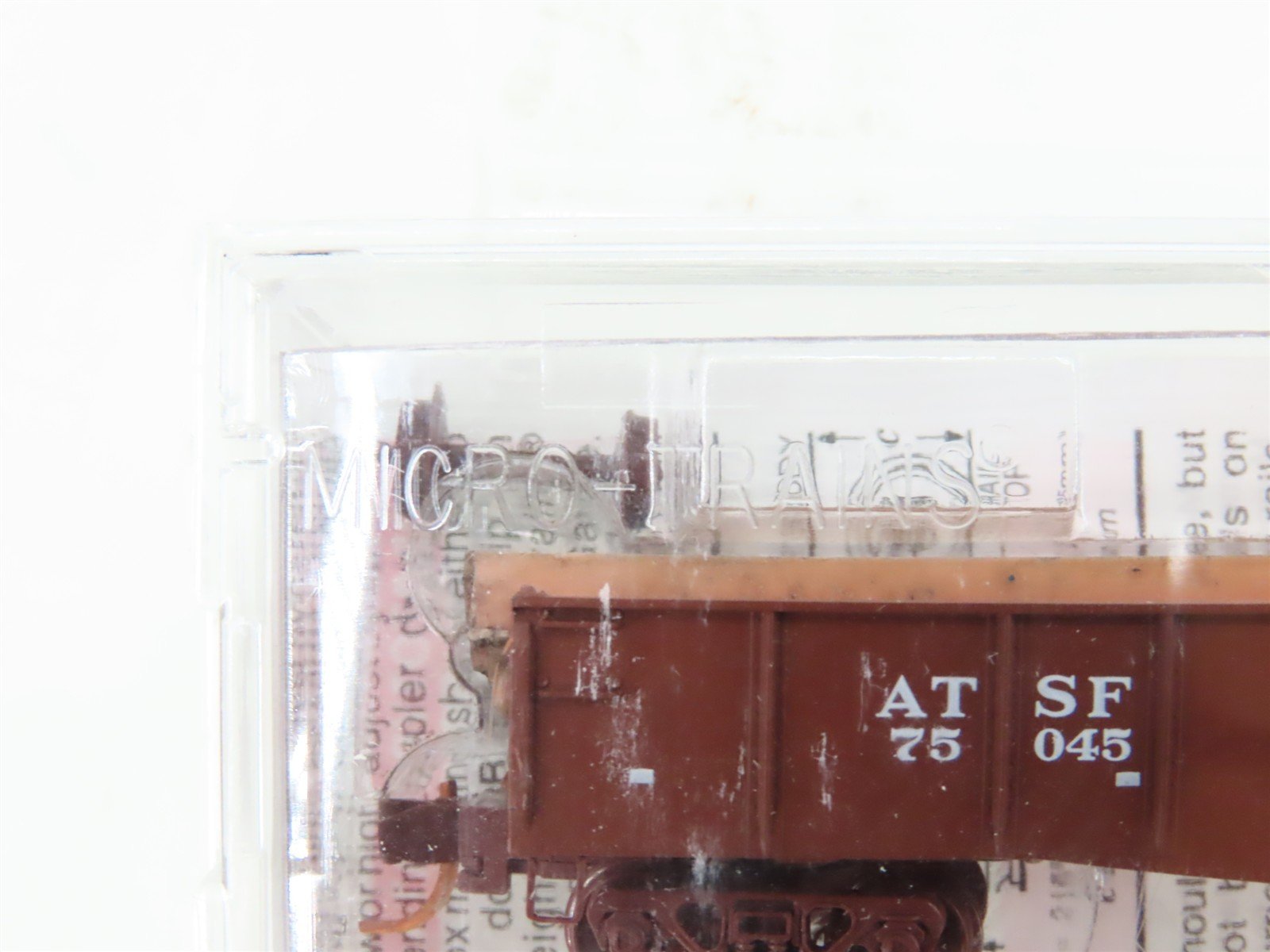 N Scale Micro-Trains MTL 04600080 ATSF Santa Fe Railroad 50' Gondola #75045
