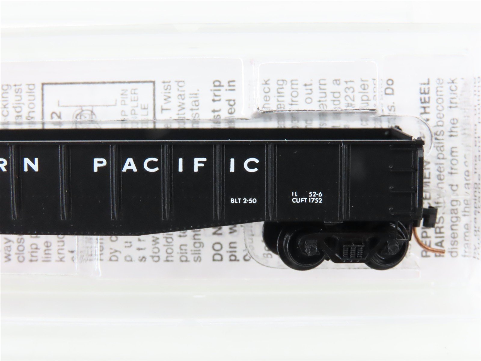 N Scale Micro-Trains MTL 46050 WP Western Pacific Railroad 50' Gondola #6610