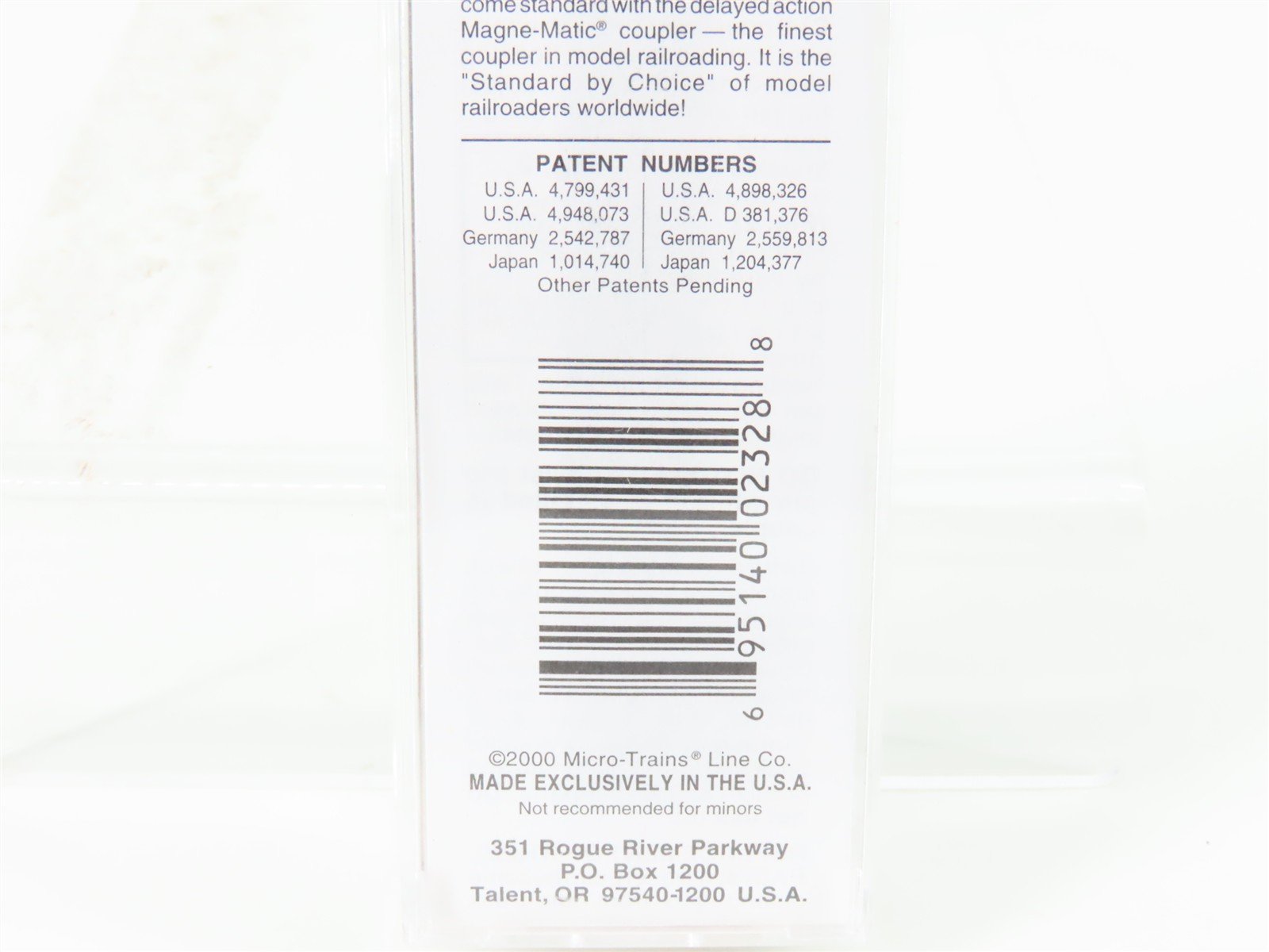 N Scale Micro-Trains MTL 46050 WP Western Pacific Railroad 50' Gondola #6610