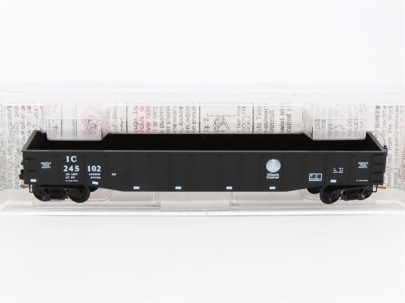 N Micro-Trains MTL 105550 IC Illinois Central 50' Fixed End Gondola #245102