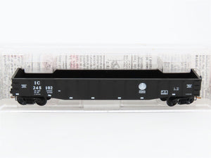 N Micro-Trains MTL 105550 IC Illinois Central 50' Fixed End Gondola #245102