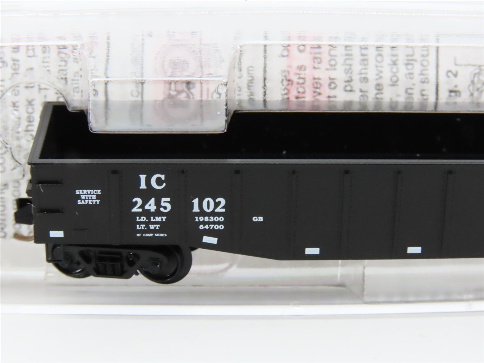 N Micro-Trains MTL 105550 IC Illinois Central 50' Fixed End Gondola #245102