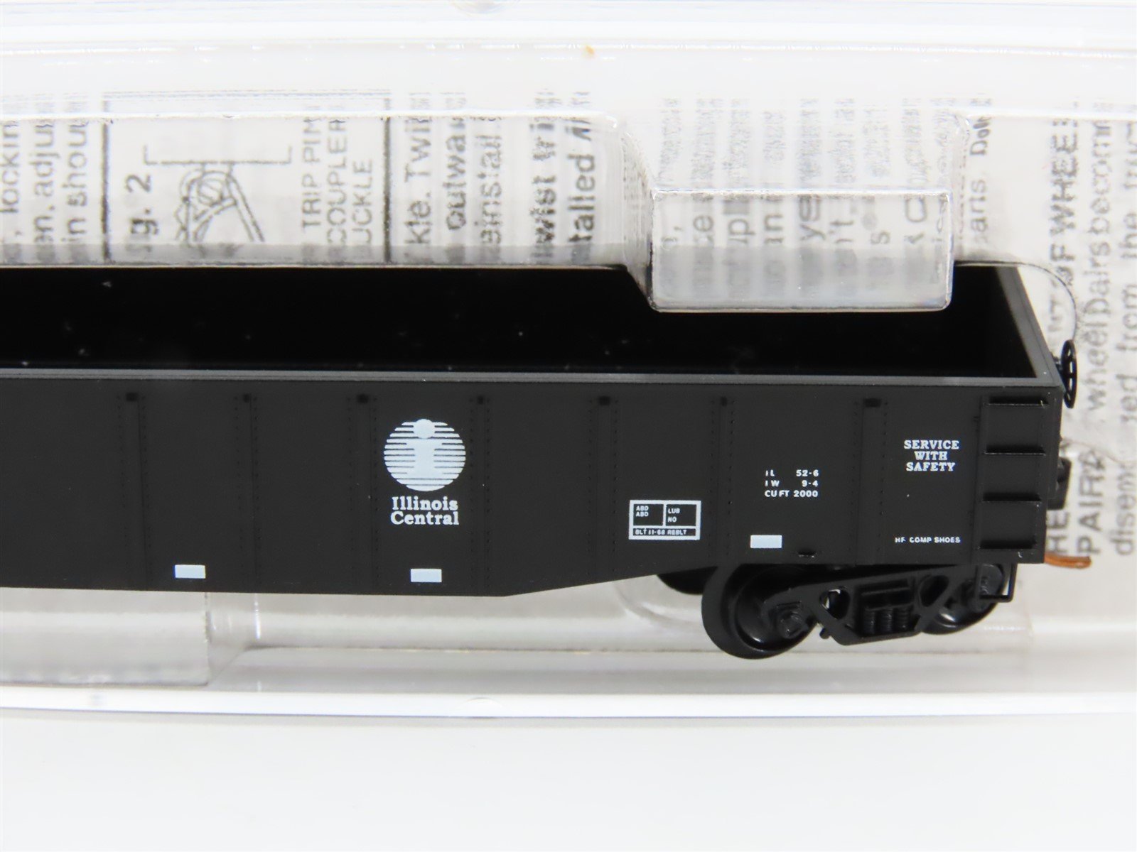 N Micro-Trains MTL 105550 IC Illinois Central 50' Fixed End Gondola #245102