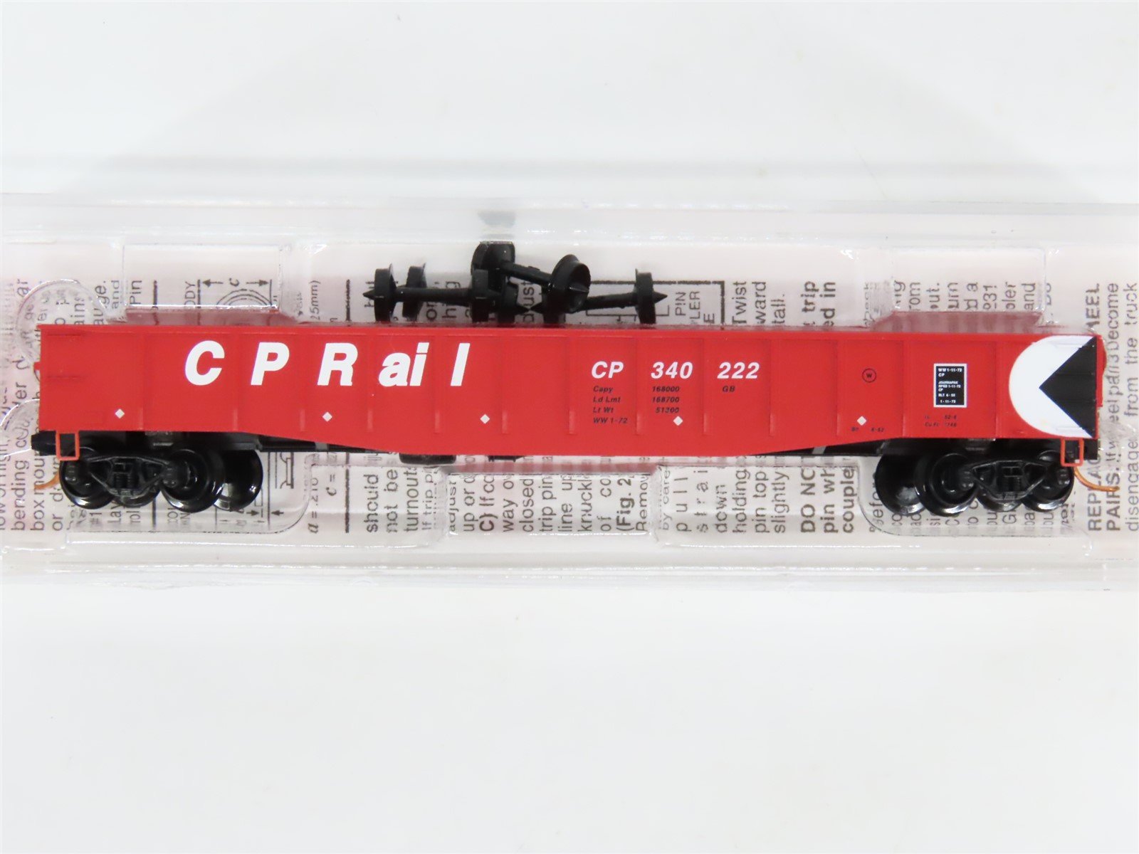 N Scale Micro-Trains MTL 105110 CP Rail 50' Open Gondola #340222