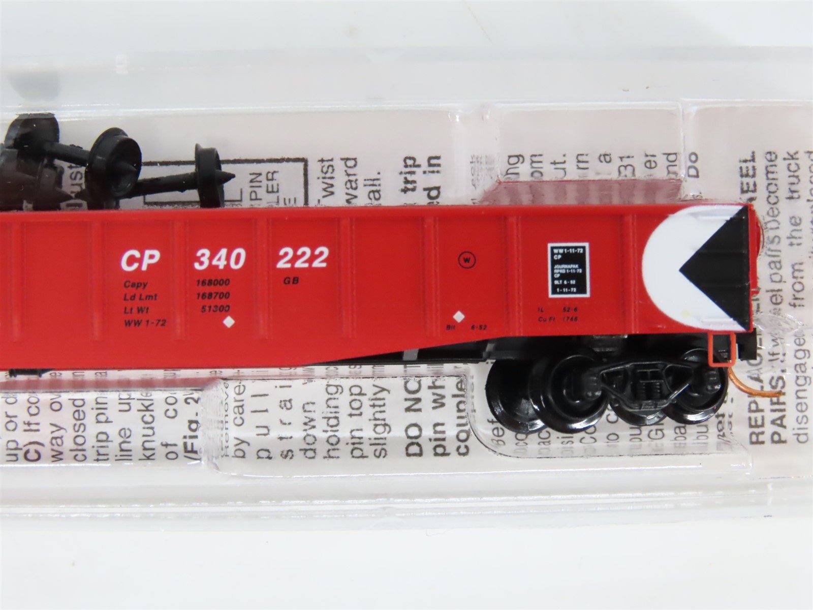 N Scale Micro-Trains MTL 105110 CP Rail 50' Open Gondola #340222