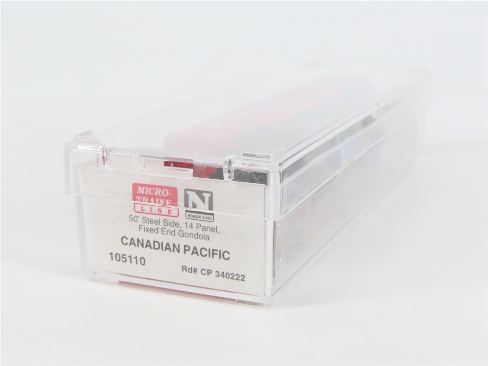 N Scale Micro-Trains MTL 105110 CP Rail 50' Open Gondola #340222