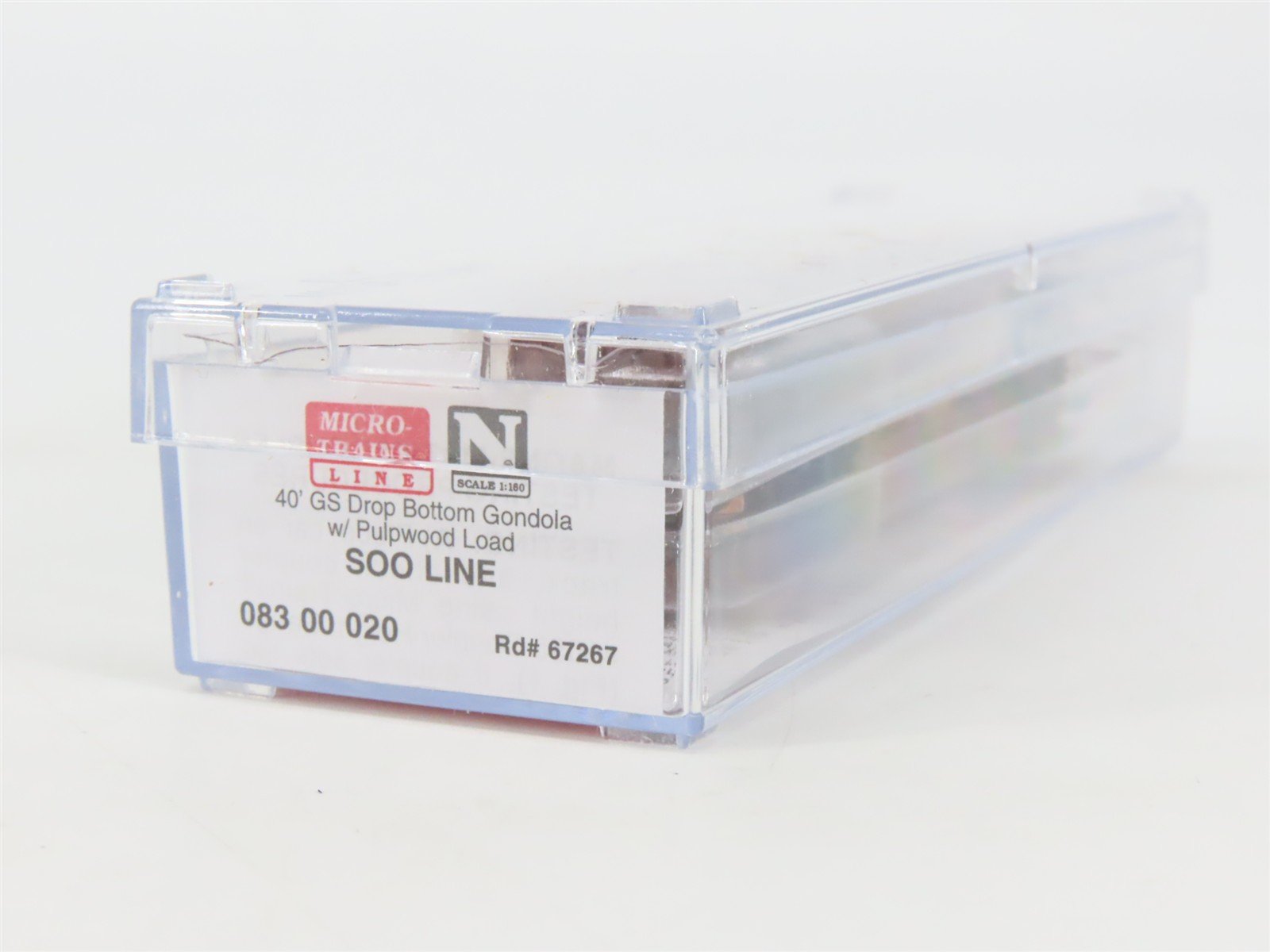 N Scale Micro-Trains MTL 08300020 SOO Line 40' Gondola #67267 w/ Load
