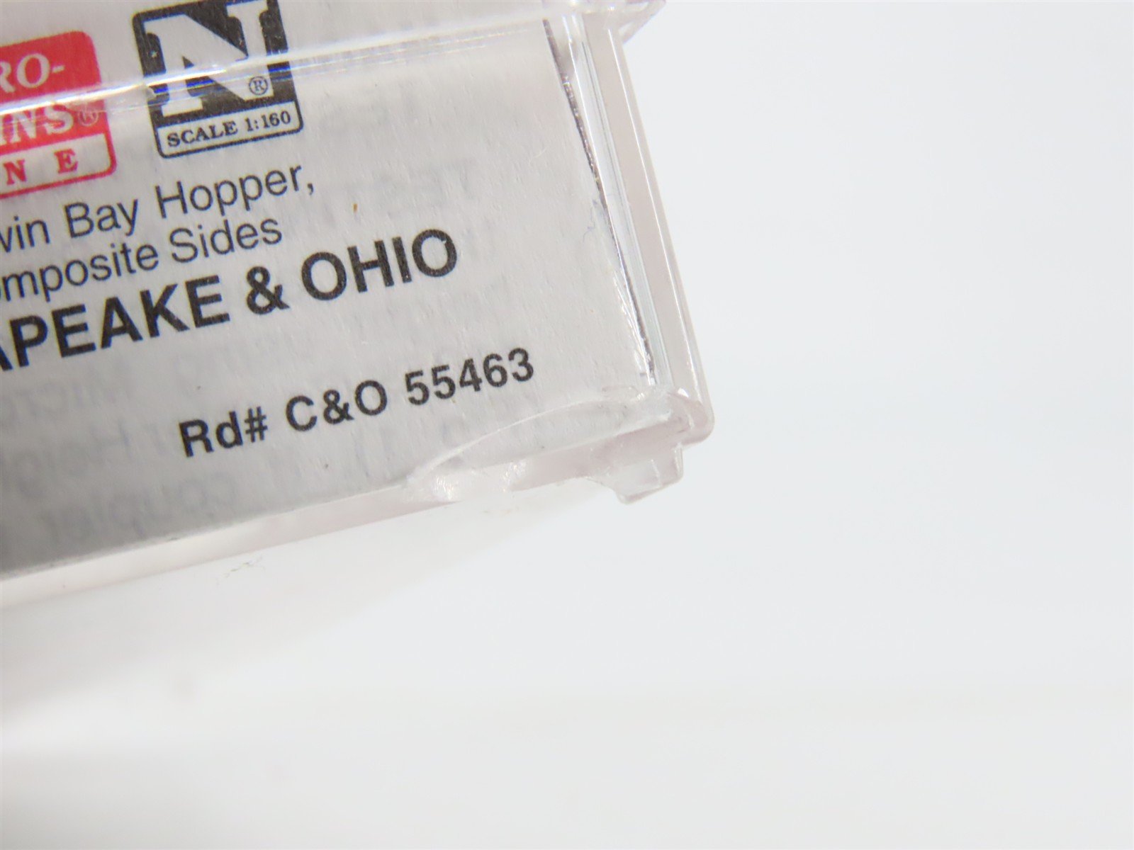 N Scale Micro-Trains MTL 57070 C&O Chesapeake & Ohio 2-Bay Hopper #55463