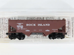 N Scale Micro-Trains MTL 90010 RI Rock Island 2-Bay Open Hopper #89500